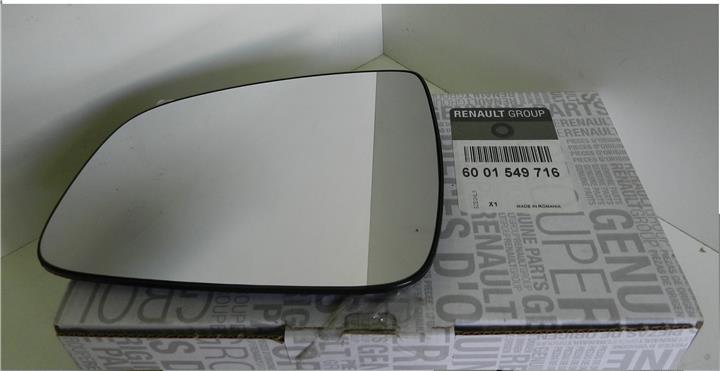 Renault 60 01 549 716 Mirror Glass Heated 6001549716