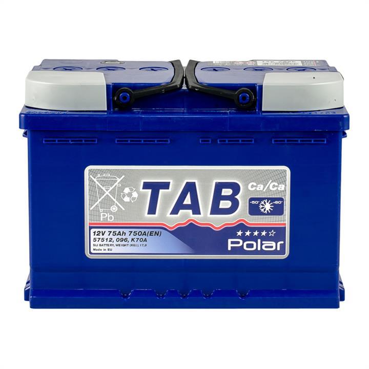 TAB 121075 Battery Tab Polar Blue 12V 75AH 750A(EN) R+ 121075