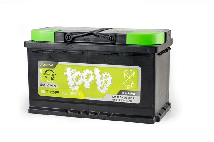 Topla 114080 Battery Topla AGM 12V 80AH 800A(EN) R+ 114080
