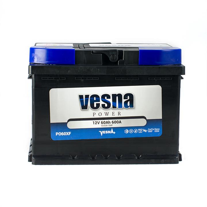 Vesna 415356 Battery Vesna Power 12V 60AH 600A(EN) L+ 415356