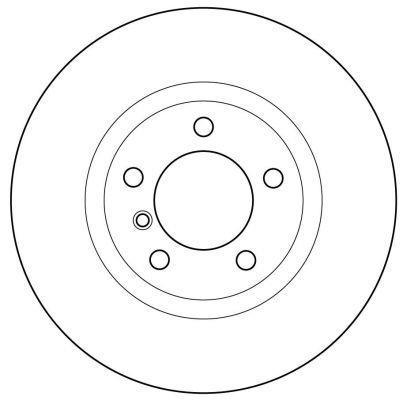 Alanko 304905 Front brake disc ventilated 304905