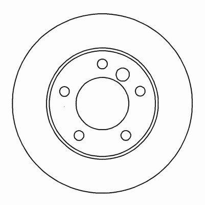 Alanko 304900 Unventilated front brake disc 304900