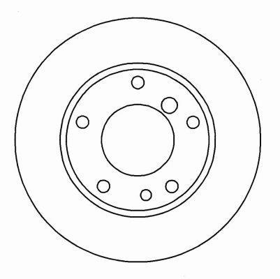 Alanko 304895 Front brake disc ventilated 304895