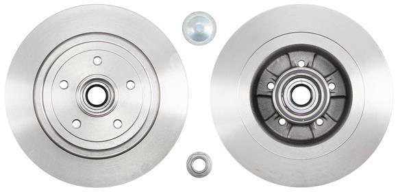 Alanko 304630 Rear brake disc, non-ventilated 304630