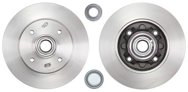 Alanko 304601 Rear brake disc, non-ventilated 304601