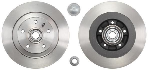 Alanko 304594 Rear brake disc, non-ventilated 304594