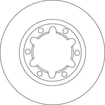 Alanko 304584 Front brake disc ventilated 304584