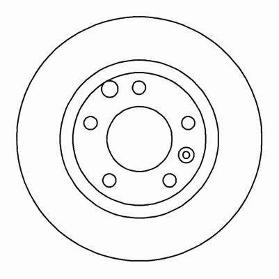 Alanko 304482 Rear brake disc, non-ventilated 304482