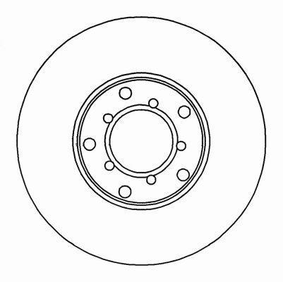 Alanko 302972 Unventilated front brake disc 302972