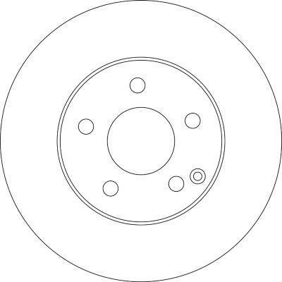 Alanko 304820 Front brake disc ventilated 304820