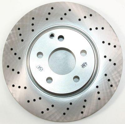 Alanko 304833 Front brake disc ventilated 304833