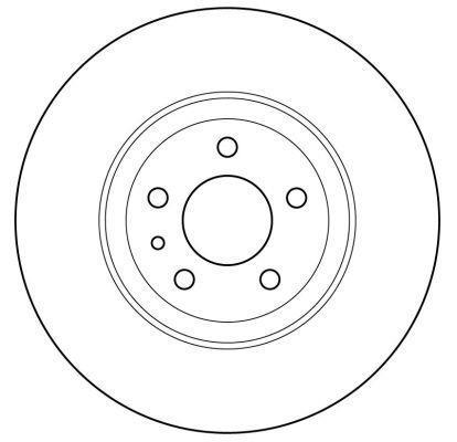 Alanko 304765 Front brake disc ventilated 304765