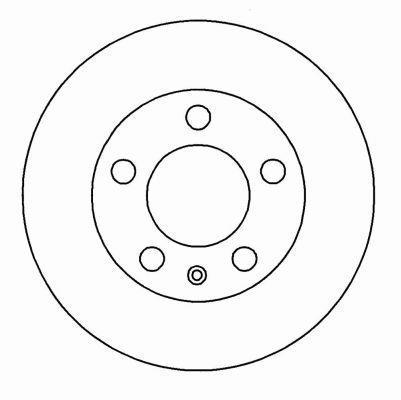 Alanko 304793 Rear brake disc, non-ventilated 304793
