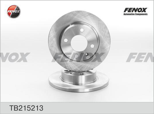 Fenox TB215213 Unventilated front brake disc TB215213