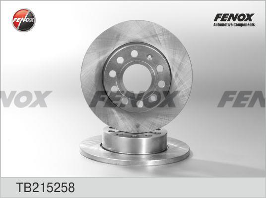 Fenox TB215258 Brake disc TB215258