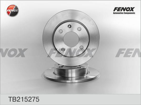 Fenox TB215275 Brake disc TB215275