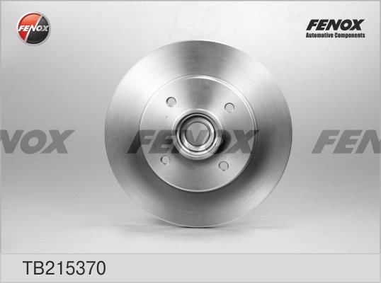 Fenox TB215370 Brake disc TB215370