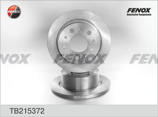 Fenox TB215372 Brake disc TB215372