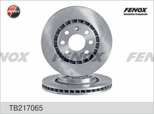 Fenox TB217065 Front brake disc ventilated TB217065