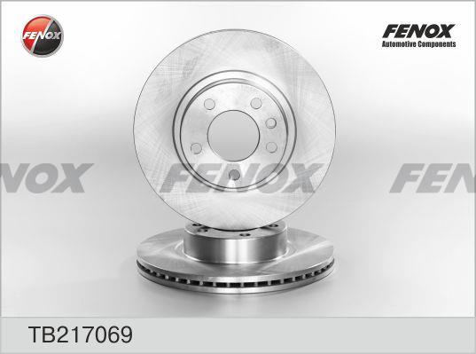 Fenox TB217069 Front brake disc ventilated TB217069