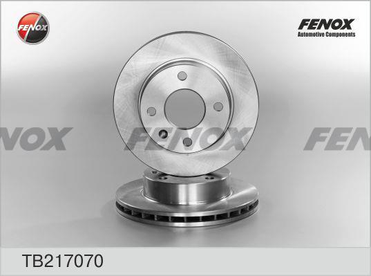 Fenox TB217070 Front brake disc ventilated TB217070