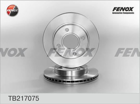 Fenox TB217075 Front brake disc ventilated TB217075