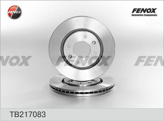 Fenox TB217083 Front brake disc ventilated TB217083