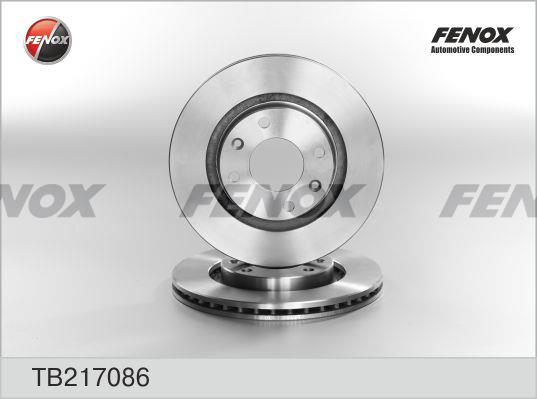 Fenox TB217086 Front brake disc ventilated TB217086