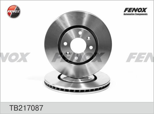 Fenox TB217087 Front brake disc ventilated TB217087