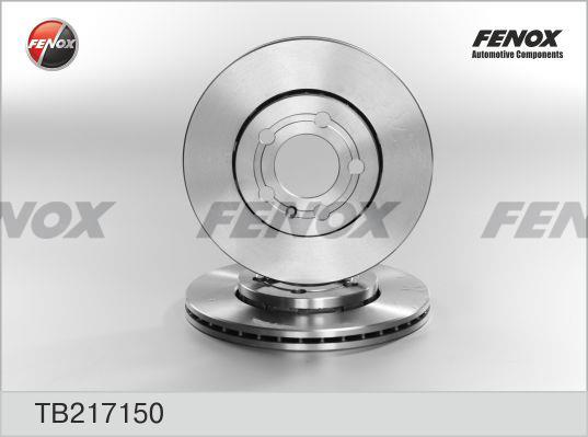 Fenox TB217150 Front brake disc ventilated TB217150