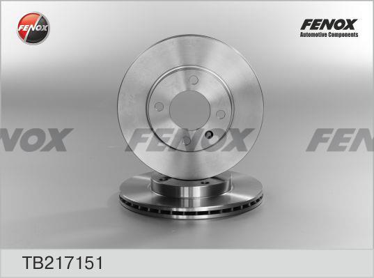 Fenox TB217151 Front brake disc ventilated TB217151