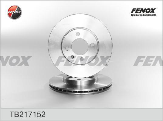 Fenox TB217152 Front brake disc ventilated TB217152