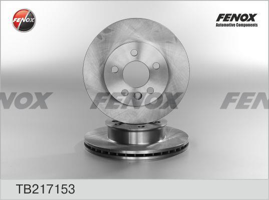 Fenox TB217153 Front brake disc ventilated TB217153