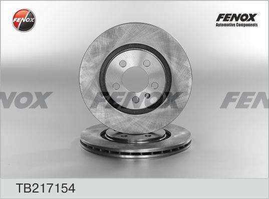 Fenox TB217154 Front brake disc ventilated TB217154