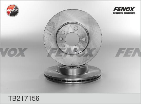 Fenox TB217156 Front brake disc ventilated TB217156