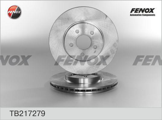 Fenox TB217279 Front brake disc ventilated TB217279