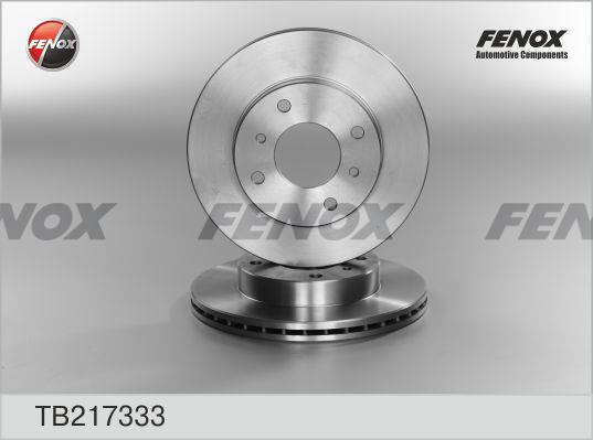 Fenox TB217333 Front brake disc ventilated TB217333