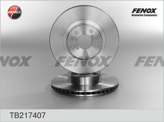 Fenox TB217407 Front brake disc ventilated TB217407