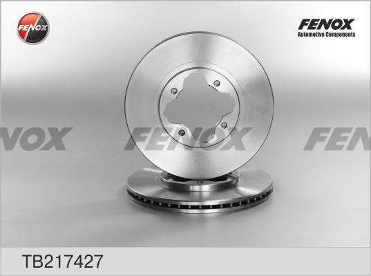 Fenox TB217427 Front brake disc ventilated TB217427
