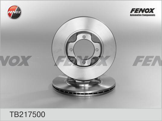 Fenox TB217500 Front brake disc ventilated TB217500
