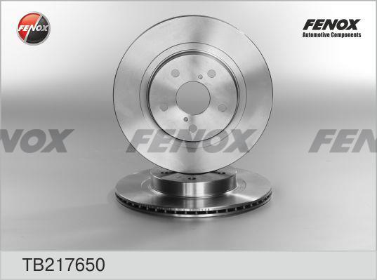 Fenox TB217650 Front brake disc ventilated TB217650