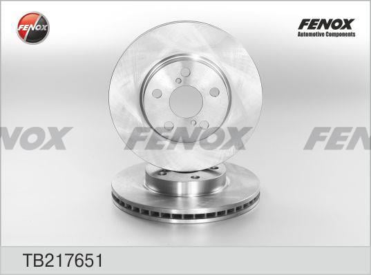 Fenox TB217651 Front brake disc ventilated TB217651