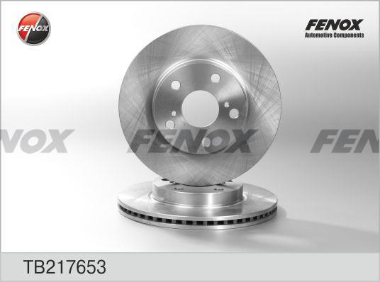 Fenox TB217653 Front brake disc ventilated TB217653