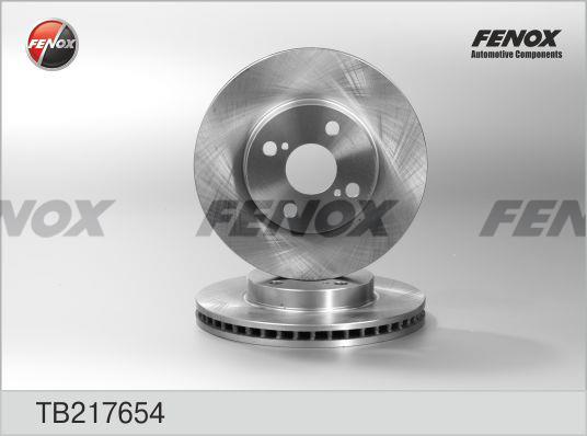 Fenox TB217654 Front brake disc ventilated TB217654