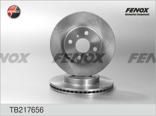 Fenox TB217656 Front brake disc ventilated TB217656