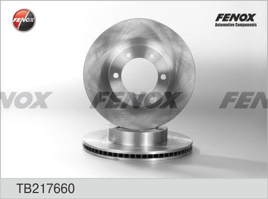 Fenox TB217660 Front brake disc ventilated TB217660