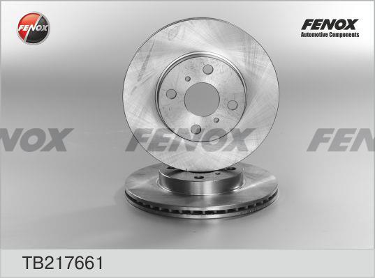 Fenox TB217661 Front brake disc ventilated TB217661
