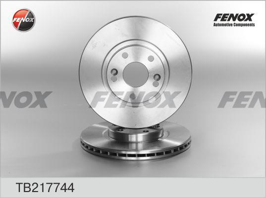 Fenox TB217744 Front brake disc ventilated TB217744