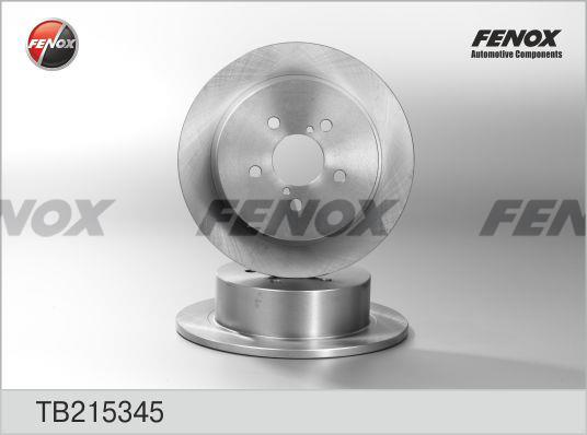 Fenox TB215345 Brake disc TB215345