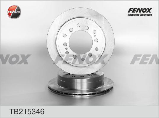 Fenox TB215346 Rear ventilated brake disc TB215346